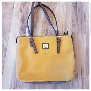 ✨3/$25✨ Anne Klein Mustard Shoulder Purse